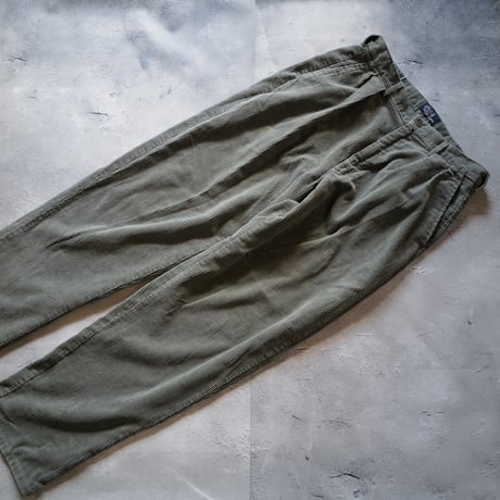 [W34 L32] POLO CORDUROY PANTS 2tuck_80-90s vintage