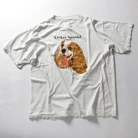 ［XL］Dog Tee_80-90s vintage_made in USA