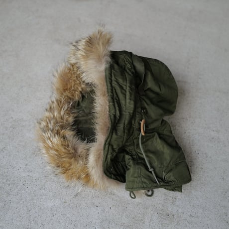 オンライン専用［Free size］m51_hood_real coyote fur
