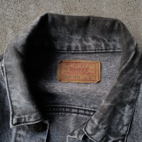 ［L］Levi's Trucker Jacket_Black Chemical