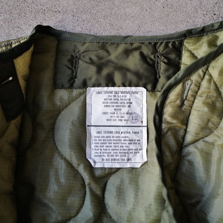 ［M］m65 parka liner_deadstock nonwash