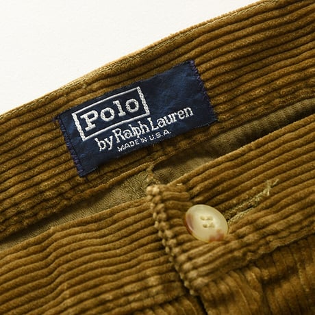 [W37 L32] POLO CORDUROY 2TUCK PANTS_80-90s vintage_no.152