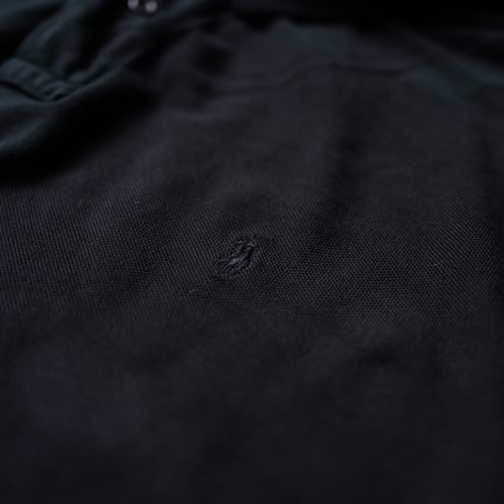 ［XXL］Super Black_VINTAGE POLO SHIRT_made in USA_no.05