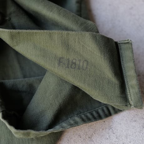 ［16 (1/2) XL fit］US AIRFORCE Olive Green Shirts_Cotton100_no.5