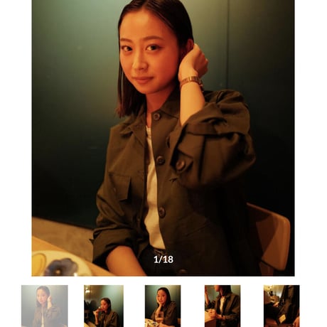 ［for WOMEN］USARMY Olive Green Shirts_deadstock_Bタイプ_背中にスレあり