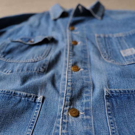 ［XL］POLO COUNTRY Denim Coverall _80s vintage