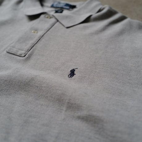 ［XXL］POLO SHIRT_MADE IN USA_80-90s vintage