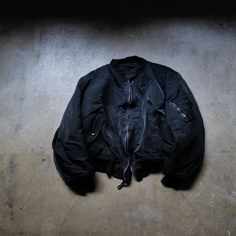 "Super Black" Shrink MA-1_Black Rib_no.2