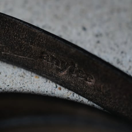 [anytee classics]  Narrow Long Belt_Black Black