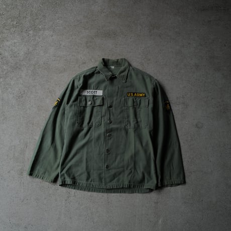［L fit］USARMY Olive Green Shirts_Metal button model_no.41