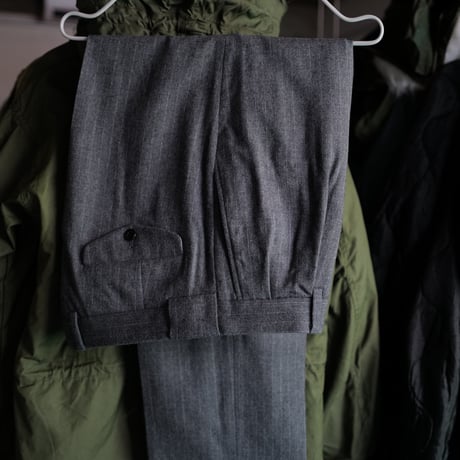 [anytee classics] Officer Pants_Flannel Stripe