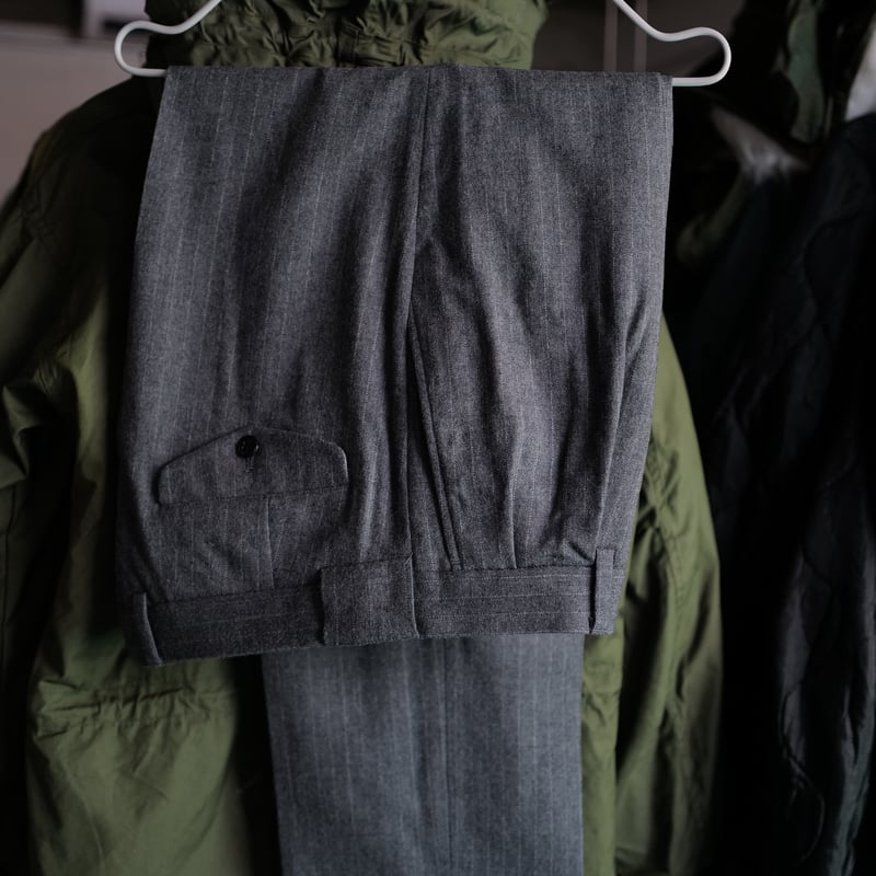 anytee classics] Officer Pants_Flannel Stripe