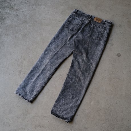 ［W36 L32］Levi's 505 Acid Wash Black