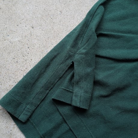 ［XL］POLO SHIRT_MADE IN USA_80-90s vintage_green