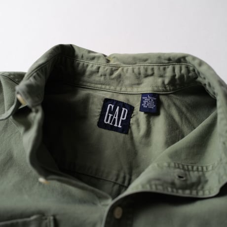 ［L］Old GAP_90s vintage_military shirt