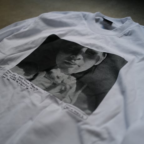 [anytee classics] Girls' Photo Long Tee_Gray rib