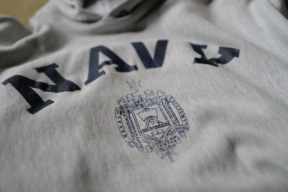 XL］U.S.NAVY REVERSE WEAVE® Hoodie 80's | anytee