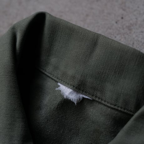 ［L (15 1/2)］USAMC Olive Green Shirts_Cotton100_no.4
