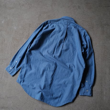 ［L］POLO Bear Chambray SHIRTS_deadstock_90s vintage