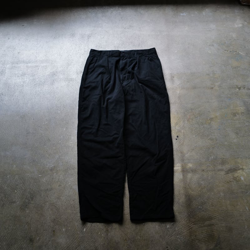 W35 L30］Super Black_BIG CHINO PANTS by Polo Ra