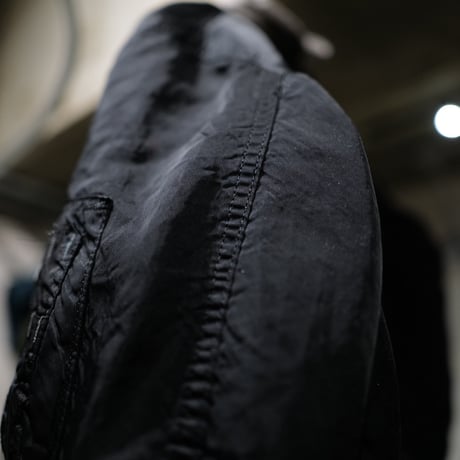 "Super Black" Very Shrink MA-1_Lavender Rib_no.0