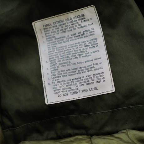 ［M］m65 parka_fullset_1970's_deadstock_1970's_no.3