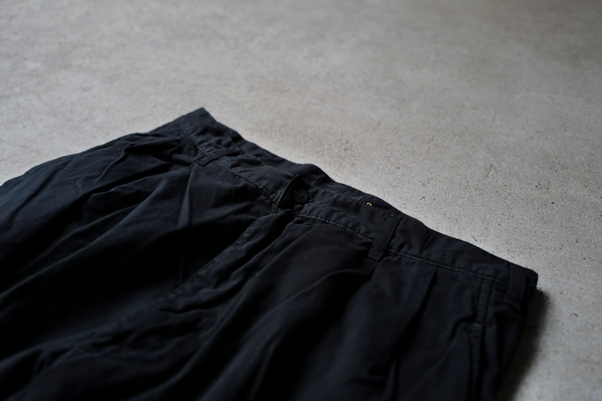 W33 L34] Super Black_VINTAGE POLO CHINO 2tuck