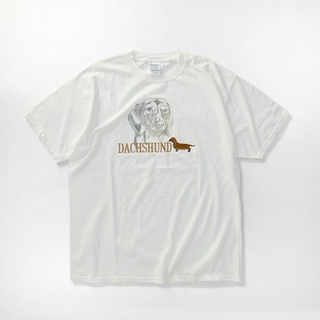 ［XL］Dog Tee_90s vintage_made in Canada
