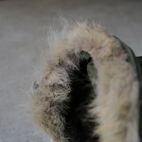 ［Free size］m51_coyote fur hood_no.1
