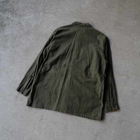 ［XL (16 1/2)］USARMY Olive Green Shirts_deadstock_no.14