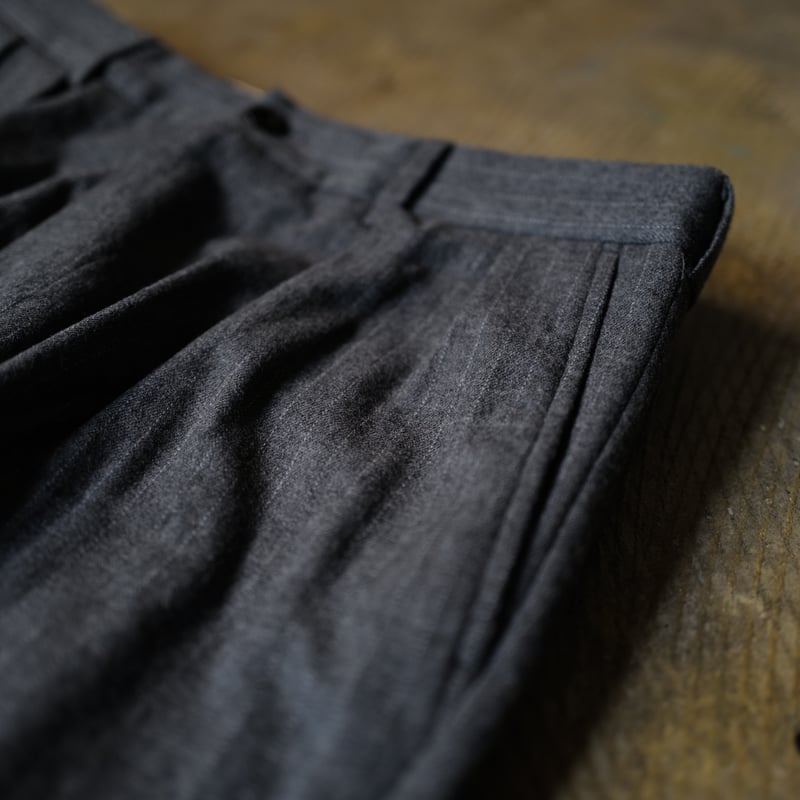 anytee classics] Officer Pants_Flannel Stripe