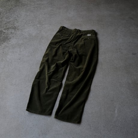 [W33 L30] VINTAGE POLO CORDUROY 2tuck PANTS_no.3