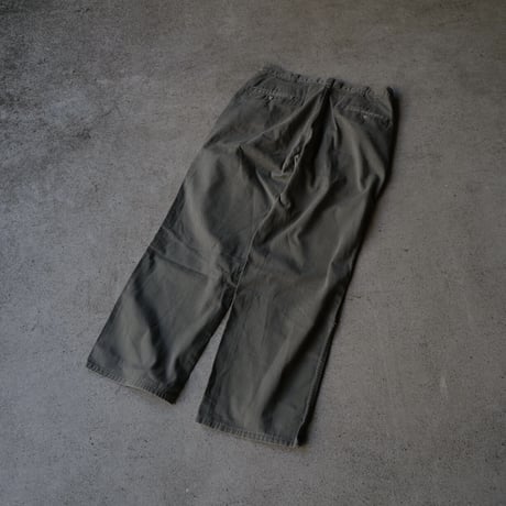 [W34 L30] VINTAGE POLO CHINO 2tuck Pants_Military Color_no.5