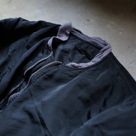 "Super Black" Shrink MA-1_Purple Rib_no.6