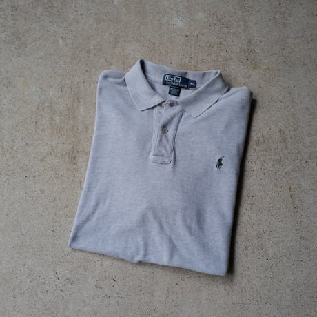［XL］POLO SHIRT_MADE IN USA_80-90s vintage_no.