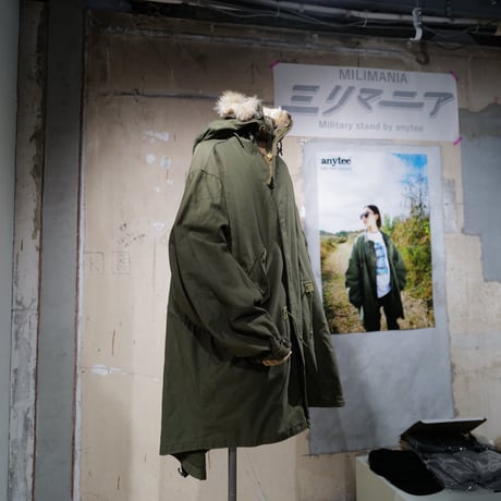 ［L］m48 parka with stencil