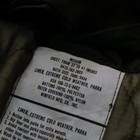 ［M］m65 parka_Mini tag model_fullset_deadstock_no.2