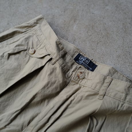 [W32 L34] "Annie Hall"model POLO CHINO 2tuck PANTS_80-90s vintage_no.4