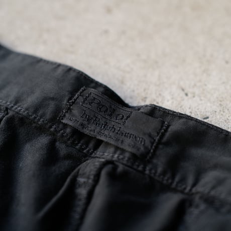 [W32 L30] Super Black_VINTAGE POLO CHINO 2tuck Pants_no.13