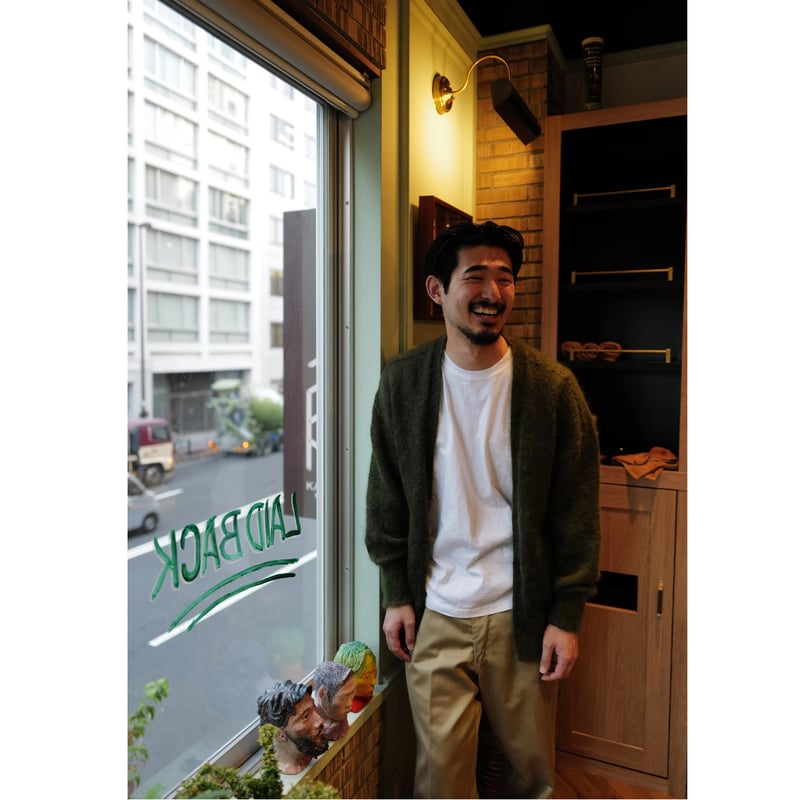 トップス anyten Mohair Cardigan Military Green M Mohair Cardigan - Olive Green – Iris & Violet