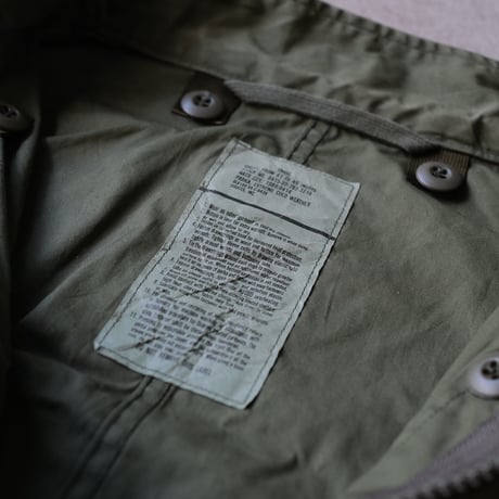 ポップアップ先行［L］m65 parka_plastic zipper model_no.21