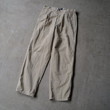[W34 L32] POLO CHINO 2tuck_MADE IN USA_80-90s vintage_no.5