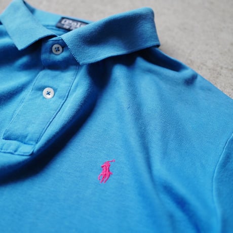 ［L］POLO SHIRT_MADE IN USA_80-90s vintage