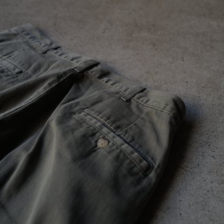 [W34 L30] VINTAGE POLO CHINO 2tuck Pants_Military Color_no.5