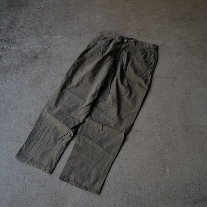 W36 L32] VINTAGE POLO CHINO 2tuck Pants_Milita