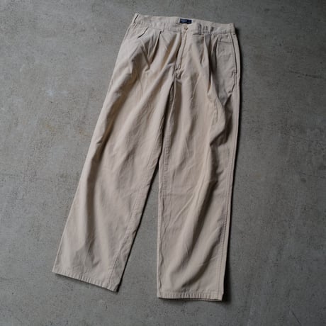 [W35 L30] POLO CHINO 2tuck_MADE IN USA_80-90s vintage_no.4