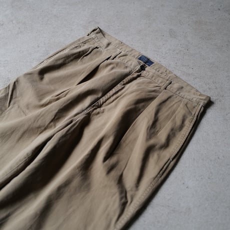 [W36 L30] POLO CHINO PANTS 2tuck_80s vintage_no.16
