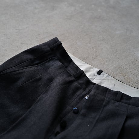 ［W35 L29］Vintage Slacks_Black