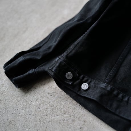 ［L］Calvin Klein Jeans_Sulfur Black Denim Jaket_90s
