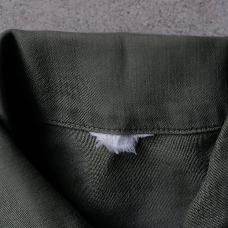 ［L (15 1/2)］USAMC Olive Green Shirts_Cotton100_no.4